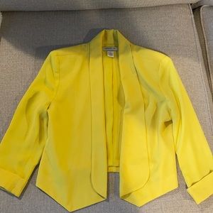 Bright Yellow Blazer